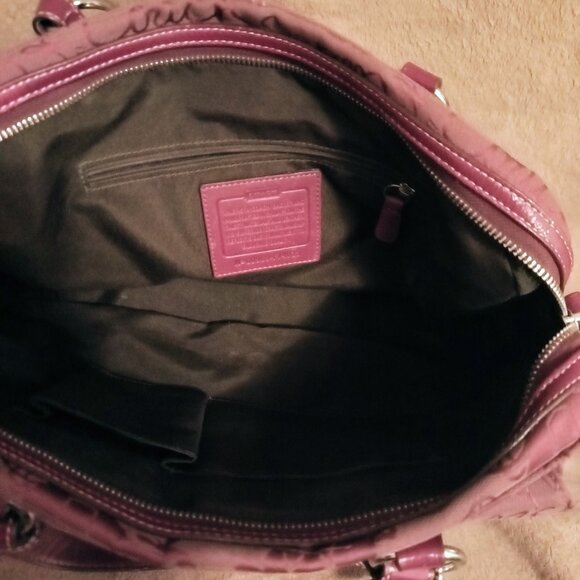 Coach Bag No. G0969-F14035 (purple) - Picture 4 of 6